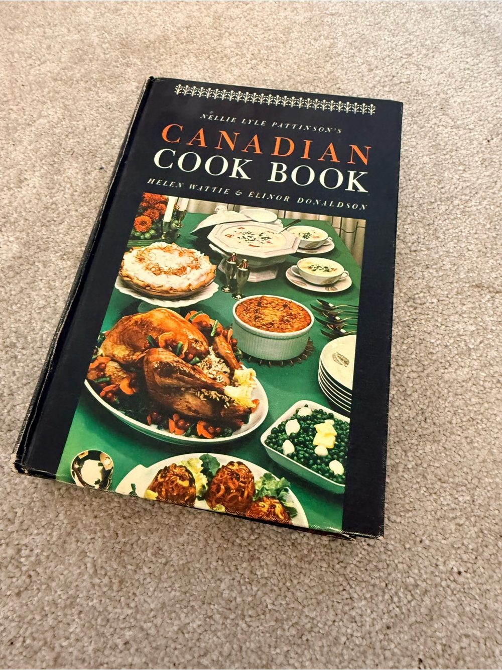 Canadian Cook Book Black & Green Cover